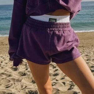 Daily Drills Purple Boxer Super Shorts, XS/S